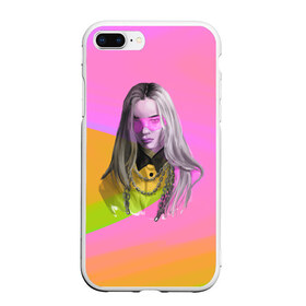 Чехол для iPhone 7Plus/8 Plus матовый с принтом Billie Eilish в Санкт-Петербурге, Силикон | Область печати: задняя сторона чехла, без боковых панелей | billie eilish | lovely | music | ocean eyes | pop | билли айлиш | девушка | музыка | океан | поп | эйлиш | элиш