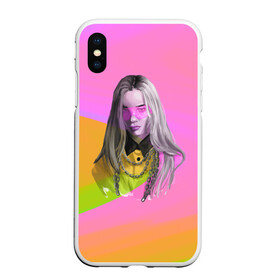 Чехол для iPhone XS Max матовый с принтом Billie Eilish в Санкт-Петербурге, Силикон | Область печати: задняя сторона чехла, без боковых панелей | billie eilish | lovely | music | ocean eyes | pop | билли айлиш | девушка | музыка | океан | поп | эйлиш | элиш