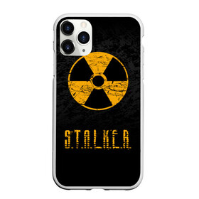 Чехол для iPhone 11 Pro матовый с принтом S T A L K E R в Санкт-Петербурге, Силикон |  | anomaly | bandit | chernobyl | logo | pripyat | shadow of chernobyl | stalker | stalker 2 | zone | аномалия | бандиты | зона | лого | меченый | припять | сталкер | сталкер 2 | тени чернобыля | чернобыль | чистое небо