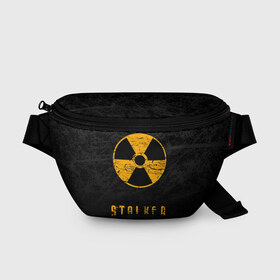Поясная сумка 3D с принтом S.T.A.L.K.E.R. в Санкт-Петербурге, 100% полиэстер | плотная ткань, ремень с регулируемой длиной, внутри несколько карманов для мелочей, основное отделение и карман с обратной стороны сумки застегиваются на молнию | anomaly | bandit | chernobyl | logo | pripyat | shadow of chernobyl | stalker | stalker 2 | zone | аномалия | бандиты | зона | лого | меченый | припять | сталкер | сталкер 2 | тени чернобыля | чернобыль | чистое небо