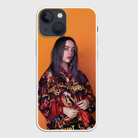 Чехол для iPhone 13 mini с принтом Билли Элиш в Санкт-Петербурге,  |  | billie eilish | lovely | music | ocean eyes | pop | билли айлиш | девушка | музыка | океан | поп | эйлиш | элиш