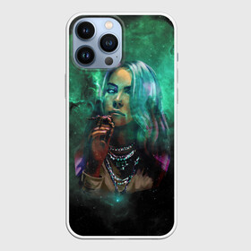 Чехол для iPhone 13 Pro Max с принтом Billie Eilish Space в Санкт-Петербурге,  |  | billie eilish | lovely | music | ocean eyes | pop | билли айлиш | девушка | музыка | океан | поп | эйлиш | элиш