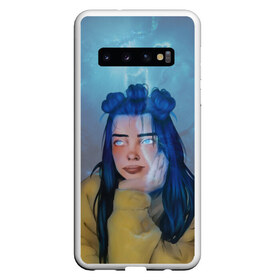 Чехол для Samsung Galaxy S10 с принтом Universe Billie в Санкт-Петербурге, Силикон | Область печати: задняя сторона чехла, без боковых панелей | billie eilish | lovely | music | ocean eyes | pop | билли айлиш | девушка | музыка | океан | поп | эйлиш | элиш