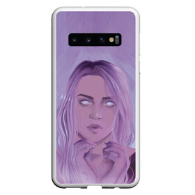 Чехол для Samsung Galaxy S10 с принтом Billie Eilish Heart в Санкт-Петербурге, Силикон | Область печати: задняя сторона чехла, без боковых панелей | billie eilish | lovely | music | ocean eyes | pop | билли айлиш | девушка | музыка | океан | поп | эйлиш | элиш