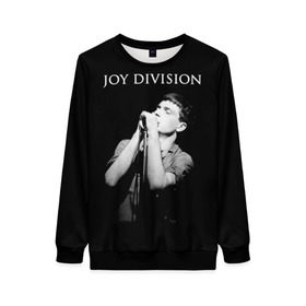 Женский свитшот 3D с принтом Joy Division в Санкт-Петербурге, 100% полиэстер с мягким внутренним слоем | круглый вырез горловины, мягкая резинка на манжетах и поясе, свободная посадка по фигуре | ian curtis | joy division | joy division unknown pleasures | love will tear us apart | группы | иэн кёртис | пост панк | рок