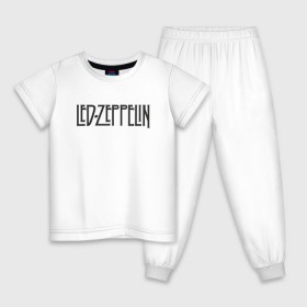 Детская пижама хлопок с принтом Led Zeppelin в Санкт-Петербурге, 100% хлопок |  брюки и футболка прямого кроя, без карманов, на брюках мягкая резинка на поясе и по низу штанин
 | blues rock | heavy | led zeppelin | progressive hard rock