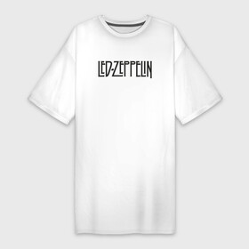 Платье-футболка хлопок с принтом Led Zeppelin в Санкт-Петербурге,  |  | blues rock | heavy | led zeppelin | progressive hard rock