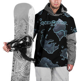 Накидка на куртку 3D с принтом God of War в Санкт-Петербурге, 100% полиэстер |  | Тематика изображения на принте: 