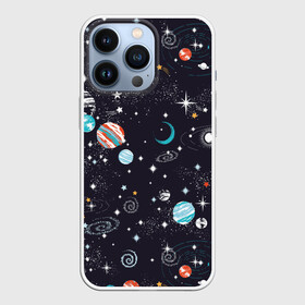 Чехол для iPhone 13 Pro с принтом Космос в Санкт-Петербурге,  |  | comets | infinity | planets | sky | sp | space | stars | universe | бесконечность | вселенная | галактики | графика | звезды | иллюстрация | картинка | кометы | космос | мода | небо | ночь | планеты | рисунок | созвездия | солнце