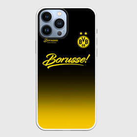 Чехол для iPhone 13 Pro Max с принтом Боруссия Дортмунд в Санкт-Петербурге,  |  | borusse | borussia | borussia dortmund | bvb | dortmund | schwarzgelben | боруссия | боруссия дортмунд | бундеслига | германия | дортмунд | дортмундcкая боруссия | жёлто ченрые | форма | футбол | футболист | футбольная