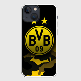 Чехол для iPhone 13 mini с принтом Боруссия Дортмунд в Санкт-Петербурге,  |  | borusse | borussia | borussia dortmund | bvb | dortmund | schwarzgelben | боруссия | боруссия дортмунд | бундеслига | германия | дортмунд | дортмундcкая боруссия | жёлто ченрые | форма | футбол | футболист | футбольная