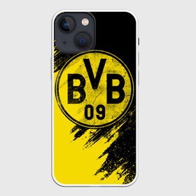 Чехол для iPhone 13 mini с принтом Боруссия Дортмунд в Санкт-Петербурге,  |  | borusse | borussia | borussia dortmund | bvb | dortmund | schwarzgelben | боруссия | боруссия дортмунд | бундеслига | германия | дортмунд | дортмундcкая боруссия | жёлто ченрые | форма | футбол | футболист | футбольная