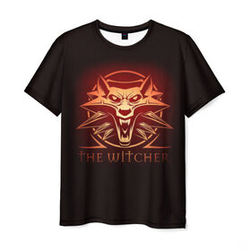 Мужская футболка 3D с принтом The Witcher в Санкт-Петербурге, 100% полиэфир | прямой крой, круглый вырез горловины, длина до линии бедер | wild hunt | арбалет | ведьмак 3 | геральт | дикая | магия | охота | сказка | сфера | фэнтези | цири