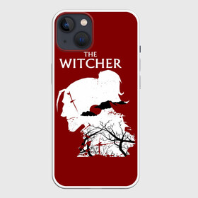 Чехол для iPhone 13 с принтом The Witcher в Санкт-Петербурге,  |  | wild hunt | арбалет | ведьмак 3 | геральт | дикая | магия | охота | сказка | сфера | фэнтези | цири