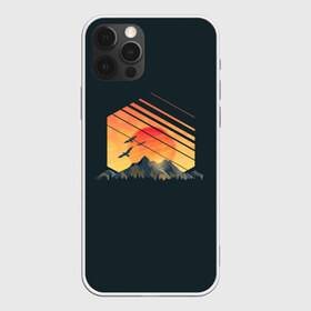 Чехол для iPhone 12 Pro Max с принтом Заход Солнца в Санкт-Петербурге, Силикон |  | Тематика изображения на принте: camping | mountains | sunset | восход | горы | заход | приключение | птицы | путешествие | солнце | туризм