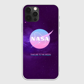 Чехол для iPhone 12 Pro Max с принтом NASA Take me to the Moon в Санкт-Петербурге, Силикон |  | administration | aeronautics | brand | logo | nasa | national | oldschool | space | usa | исследование | космос | лого | наса | национальное | олдскул | сша | управление