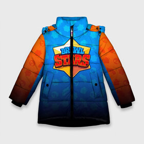 Зимняя куртка для девочек 3D с принтом BRAWL STARS в Санкт-Петербурге, ткань верха — 100% полиэстер; подклад — 100% полиэстер, утеплитель — 100% полиэстер. | длина ниже бедра, удлиненная спинка, воротник стойка и отстегивающийся капюшон. Есть боковые карманы с листочкой на кнопках, утяжки по низу изделия и внутренний карман на молнии. 

Предусмотрены светоотражающий принт на спинке, радужный светоотражающий элемент на пуллере молнии и на резинке для утяжки. | brawl stars | brawl stars сервер | браво старс | игра brawl stars | персонажи brawl stars.