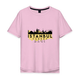 Мужская футболка хлопок Oversize с принтом Стамбул - Турция в Санкт-Петербурге, 100% хлопок | свободный крой, круглый ворот, “спинка” длиннее передней части | adventure | city | travel | turkey | world | город | государство | европа | жизнь | карта | культура | люди | мир | народ | памятни | партиот | планета | приключение | путешествие | спорт | ссср | стамбул | столица | страна
