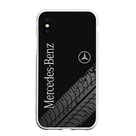 Чехол для iPhone XS Max матовый с принтом Mercedes в Санкт-Петербурге, Силикон | Область печати: задняя сторона чехла, без боковых панелей | amg | mercedes | авто | автомобиль | иномарка | логотип | машина | мерседес | текстура