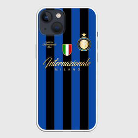 Чехол для iPhone 13 с принтом Интер Милан в Санкт-Петербурге,  |  | biscione | football club internazionale milano | inter | interista | internazionale | nerazzurri | змеи | интер | интер милан | интериста | интернационале | италия | серия а | форма | футбол | футболист | футбольная | футбольный клуб