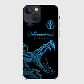 Чехол для iPhone 13 mini с принтом Интер Милан в Санкт-Петербурге,  |  | biscione | football club internazionale milano | inter | interista | internazionale | nerazzurri | змеи | интер | интер милан | интериста | интернационале | италия | серия а | форма | футбол | футболист | футбольная | футбольный клуб