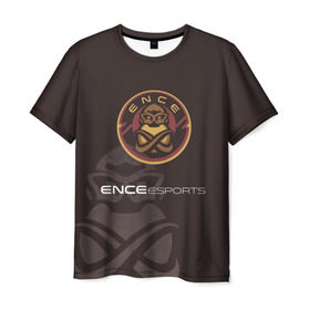 Мужская футболка 3D с принтом ence esports в Санкт-Петербурге, 100% полиэфир | прямой крой, круглый вырез горловины, длина до линии бедер | cs:go | cybersport | киберспорт | турнир | финляндия | фины