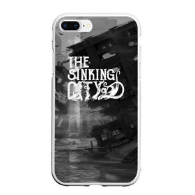 Чехол для iPhone 7Plus/8 Plus матовый с принтом The Sinking City в Санкт-Петербурге, Силикон | Область печати: задняя сторона чехла, без боковых панелей | 2019 | frogwares | game | logo | sinking | the sinking city | wallpeper | игра | ктулху | лавкрафт | тонущий город