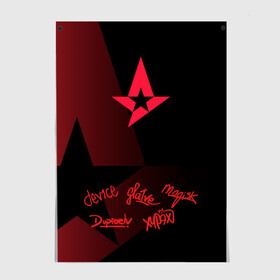 Постер с принтом Astralis - All Stars (2019) в Санкт-Петербурге, 100% бумага
 | бумага, плотность 150 мг. Матовая, но за счет высокого коэффициента гладкости имеет небольшой блеск и дает на свету блики, но в отличии от глянцевой бумаги не покрыта лаком | 0x000000123 | astralis | csgo | астралис | ксго