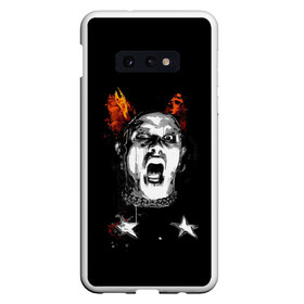 Чехол для Samsung S10E с принтом The Prodigy в Санкт-Петербурге, Силикон | Область печати: задняя сторона чехла, без боковых панелей | Тематика изображения на принте: 90 е | the prodigy | кит флинт | музыка | панк | рок | техно | электро