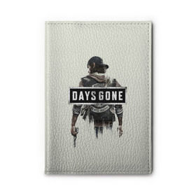 Обложка для автодокументов с принтом Days Gone Poster в Санкт-Петербурге, натуральная кожа |  размер 19,9*13 см; внутри 4 больших “конверта” для документов и один маленький отдел — туда идеально встанут права | Тематика изображения на принте: 2019 | days gone | game | poster | ps4 | zombie | жизнь после | зомби | игра