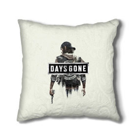 Подушка 3D с принтом Days Gone Poster в Санкт-Петербурге, наволочка – 100% полиэстер, наполнитель – холлофайбер (легкий наполнитель, не вызывает аллергию). | состоит из подушки и наволочки. Наволочка на молнии, легко снимается для стирки | 2019 | days gone | game | poster | ps4 | zombie | жизнь после | зомби | игра