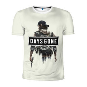 Мужская футболка 3D спортивная с принтом Days Gone Poster в Санкт-Петербурге, 100% полиэстер с улучшенными характеристиками | приталенный силуэт, круглая горловина, широкие плечи, сужается к линии бедра | 2019 | days gone | game | poster | ps4 | zombie | жизнь после | зомби | игра