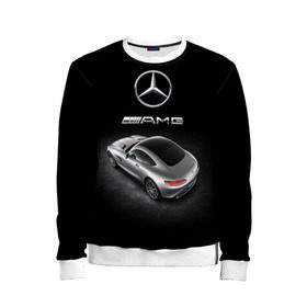 Детский свитшот 3D с принтом Mercedes V8 Biturbo AMG в Санкт-Петербурге, 100% полиэстер | свободная посадка, прямой крой, мягкая тканевая резинка на рукавах и понизу свитшота | amg | cool | design | mercedes | mercedes benz | motorsport | power | prestige | race | silver | sport car | status | автоспорт | гонка | дизайн | круто | мерседес | мощь | престиж | серебряный | спорткар | статус