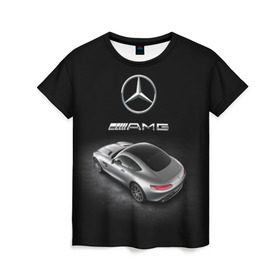 Женская футболка 3D с принтом Mercedes V8 Biturbo AMG в Санкт-Петербурге, 100% полиэфир ( синтетическое хлопкоподобное полотно) | прямой крой, круглый вырез горловины, длина до линии бедер | Тематика изображения на принте: amg | cool | design | mercedes | mercedes benz | motorsport | power | prestige | race | silver | sport car | status | автоспорт | гонка | дизайн | круто | мерседес | мощь | престиж | серебряный | спорткар | статус