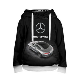 Детская толстовка 3D с принтом Mercedes V8 Biturbo AMG в Санкт-Петербурге, 100% полиэстер | двухслойный капюшон со шнурком для регулировки, мягкие манжеты на рукавах и по низу толстовки, спереди карман-кенгуру с мягким внутренним слоем | Тематика изображения на принте: amg | cool | design | mercedes | mercedes benz | motorsport | power | prestige | race | silver | sport car | status | автоспорт | гонка | дизайн | круто | мерседес | мощь | престиж | серебряный | спорткар | статус