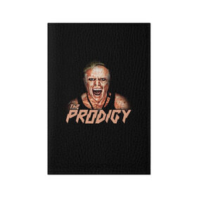 Обложка для паспорта матовая кожа с принтом The Prodigy в Санкт-Петербурге, натуральная матовая кожа | размер 19,3 х 13,7 см; прозрачные пластиковые крепления | Тематика изображения на принте: prodigy | the | бигбит | брейкбит | дарование | кит флинт | максим реалити | продиджи | синтипанк | техно | чудо