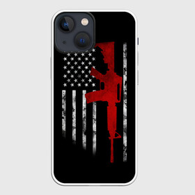 Чехол для iPhone 13 mini с принтом American Patriot в Санкт-Петербурге,  |  | Тематика изображения на принте: america | canada | city | donald | fortnite | la | lil | los angeles | moskow | msc | new york | ny | peep | pubg | russia | supreme | trasher | trupm | usa | америка | канада | лос анджелес | нью йорк