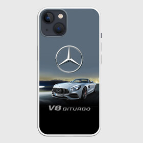 Чехол для iPhone 13 с принтом V8 Biturbo в Санкт-Петербурге,  |  | amg | cool | design | mercedes | mercedes benz | motorsport | power | prestige | race | sport car | status | автоспорт | гонка | дизайн | круто | мерседес | мощь | престиж | спорткар | статус