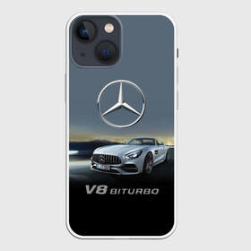 Чехол для iPhone 13 mini с принтом V8 Biturbo в Санкт-Петербурге,  |  | amg | cool | design | mercedes | mercedes benz | motorsport | power | prestige | race | sport car | status | автоспорт | гонка | дизайн | круто | мерседес | мощь | престиж | спорткар | статус