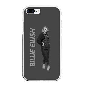 Чехол для iPhone 7Plus/8 Plus матовый с принтом Billie Eilish в Санкт-Петербурге, Силикон | Область печати: задняя сторона чехла, без боковых панелей | bilie | billi | billie | eilish | eillish | elish | ellish | eyes | ocean | pop music | айлиш | алиш | били | билли | музыка | певица | поп | эйлиш | элиш