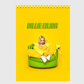 Скетчбук с принтом Billie Eilish в Санкт-Петербурге, 100% бумага
 | 48 листов, плотность листов — 100 г/м2, плотность картонной обложки — 250 г/м2. Листы скреплены сверху удобной пружинной спиралью | bilie | billi | billie | eilish | eillish | elish | ellish | eyes | ocean | pop music | айлиш | алиш | били | билли | музыка | певица | поп | эйлиш | элиш