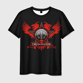 Мужская футболка 3D с принтом Dream Theater в Санкт-Петербурге, 100% полиэфир | прямой крой, круглый вырез горловины, длина до линии бедер | Тематика изображения на принте: dream theater | metal | группы | метал | музыка | прогрессив метал | рок | хеви метал