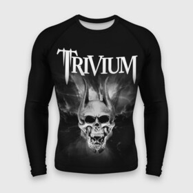 Мужской рашгард 3D с принтом Trivium в Санкт-Петербурге,  |  | trivium | грув метал | группы | метал | музыка | рок | тривиум | трэш метал | хеви метал