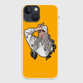 Чехол для iPhone 13 mini с принтом Billie Eilish в Санкт-Петербурге,  |  | ailish | billi | billie eilish | bury a friend | copycat | crown | dont smile at me | lovely | music | my boy | party favor | pop | били | билли айлиш | музыка | певица | поп | эйлиш