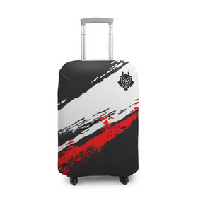 Чехол для чемодана 3D с принтом cs:go - G2 eSports (The Form 2 в Санкт-Петербурге, 86% полиэфир, 14% спандекс | двустороннее нанесение принта, прорези для ручек и колес | 0x000000123 | csgo | esports | g2 | gamers2 | г2 | ксго