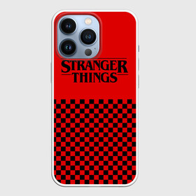 Чехол для iPhone 13 Pro с принтом STRANGER THINGS в Санкт-Петербурге,  |  | 11 | checkerboard | eggo | eleven | netflix | stranger | things | бобби | браун | дела | крайне | милли | обратная | одинадцать | одиннадцать | очень | события | сторона | странные | стренджер | темная