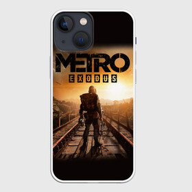 Чехол для iPhone 13 mini с принтом Metro: Exodus в Санкт-Петербурге,  |  | 2019 | 2020 | 2033 | exodus | game | horror | last | light | metro | redux | survival | yelow | боке | градиент | детская | желтый | зомби | игра | игры | метро | монстр | надпись | неон | новинка | постапокалипсис | постапокалиптика | темная