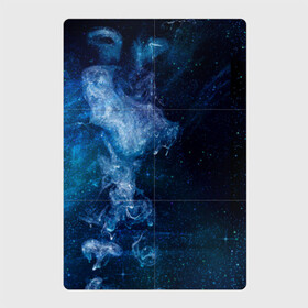 Магнитный плакат 2Х3 с принтом Синий космос в Санкт-Петербурге, Полимерный материал с магнитным слоем | 6 деталей размером 9*9 см | big | арт | крупные арты | крупные принты | сумаcшедшие арты