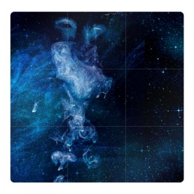 Магнитный плакат 3Х3 с принтом Синий космос в Санкт-Петербурге, Полимерный материал с магнитным слоем | 9 деталей размером 9*9 см | big | арт | крупные арты | крупные принты | сумаcшедшие арты