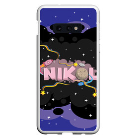 Чехол для Samsung S10E с принтом Nikol space в Санкт-Петербурге, Силикон | Область печати: задняя сторона чехла, без боковых панелей | nikol | nikolcrazyfamily